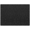 Multy Home 6 ft. L X 4 ft. W Charcoal Cocord Indoor and Outdoor Polyester Nonslip Floor Mat MT1000165